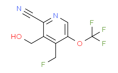2-Cyano-4-(fluoromethyl)-5-(trifluoromethoxy)pyridine-3-methanol