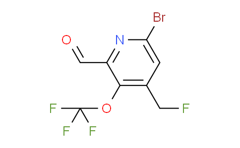 AM214942 | 1806091-34-8 | 6-Bromo-4-(fluoromethyl)-3-(trifluoromethoxy)pyridine-2-carboxaldehyde