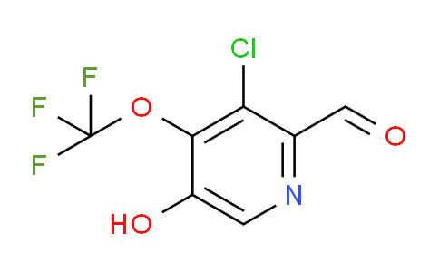 3-Chloro-5-hydroxy-4-(trifluoromethoxy)pyridine-2-carboxaldehyde