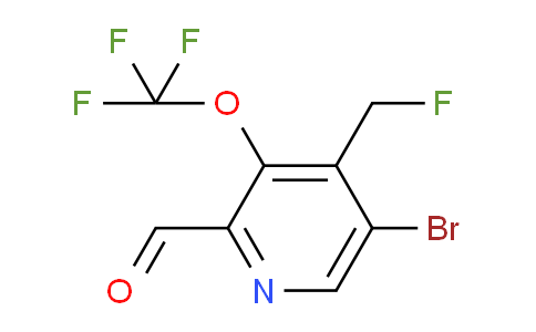 AM214947 | 1804657-79-1 | 5-Bromo-4-(fluoromethyl)-3-(trifluoromethoxy)pyridine-2-carboxaldehyde