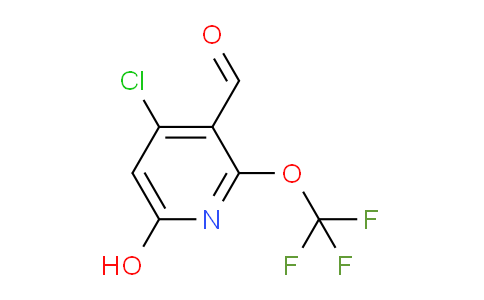 4-Chloro-6-hydroxy-2-(trifluoromethoxy)pyridine-3-carboxaldehyde