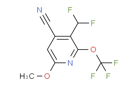 AM214966 | 1803621-53-5 | 4-Cyano-3-(difluoromethyl)-6-methoxy-2-(trifluoromethoxy)pyridine