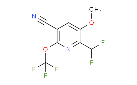 AM214968 | 1806156-36-4 | 5-Cyano-2-(difluoromethyl)-3-methoxy-6-(trifluoromethoxy)pyridine