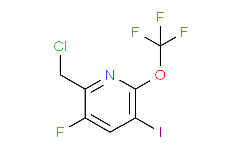 2-(Chloromethyl)-3-fluoro-5-iodo-6-(trifluoromethoxy)pyridine
