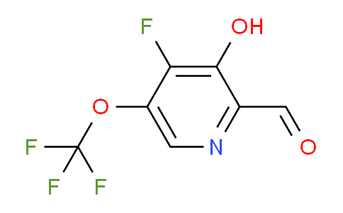 4-Fluoro-3-hydroxy-5-(trifluoromethoxy)pyridine-2-carboxaldehyde