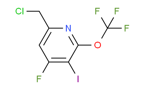 6-(Chloromethyl)-4-fluoro-3-iodo-2-(trifluoromethoxy)pyridine