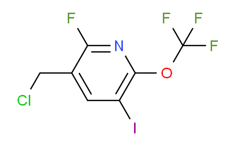 3-(Chloromethyl)-2-fluoro-5-iodo-6-(trifluoromethoxy)pyridine