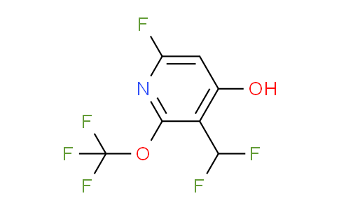 AM215020 | 1804326-90-6 | 6-Fluoro-3-(difluoromethyl)-4-hydroxy-2-(trifluoromethoxy)pyridine