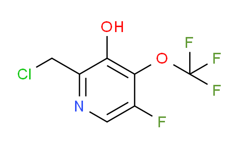 2-(Chloromethyl)-5-fluoro-3-hydroxy-4-(trifluoromethoxy)pyridine