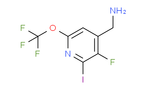 4-(Aminomethyl)-3-fluoro-2-iodo-6-(trifluoromethoxy)pyridine