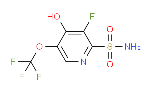 3-Fluoro-4-hydroxy-5-(trifluoromethoxy)pyridine-2-sulfonamide