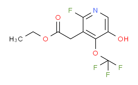 Ethyl 2-fluoro-5-hydroxy-4-(trifluoromethoxy)pyridine-3-acetate