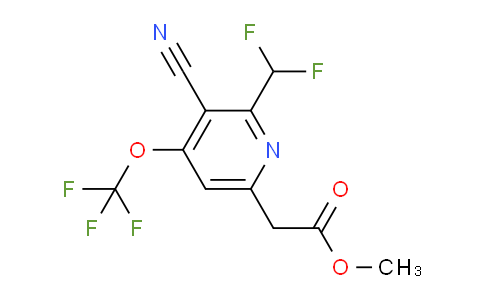 AM215056 | 1804311-25-8 | Methyl 3-cyano-2-(difluoromethyl)-4-(trifluoromethoxy)pyridine-6-acetate