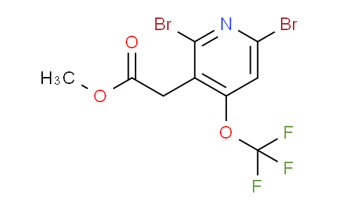 AM21506 | 1804299-10-2 | Methyl 2,6-dibromo-4-(trifluoromethoxy)pyridine-3-acetate