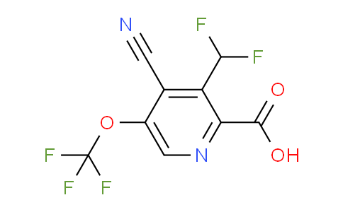 AM215063 | 1804782-17-9 | 4-Cyano-3-(difluoromethyl)-5-(trifluoromethoxy)pyridine-2-carboxylic acid