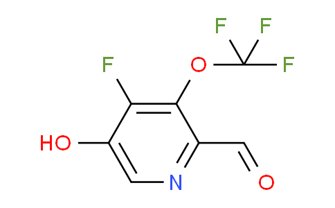 4-Fluoro-5-hydroxy-3-(trifluoromethoxy)pyridine-2-carboxaldehyde