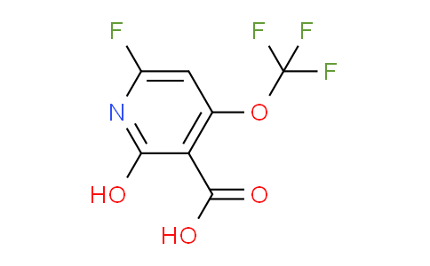 6-Fluoro-2-hydroxy-4-(trifluoromethoxy)pyridine-3-carboxylic acid