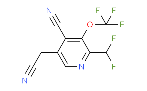 AM215081 | 1804624-97-2 | 4-Cyano-2-(difluoromethyl)-3-(trifluoromethoxy)pyridine-5-acetonitrile