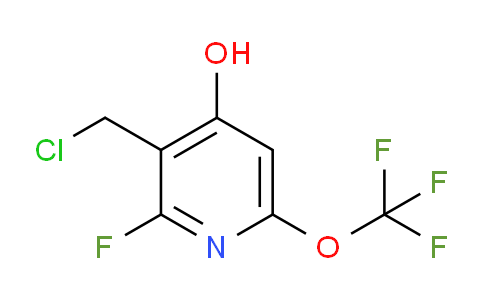 3-(Chloromethyl)-2-fluoro-4-hydroxy-6-(trifluoromethoxy)pyridine