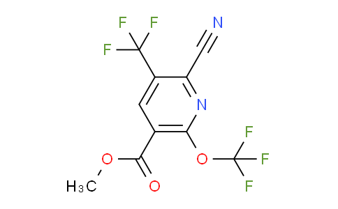 AM215102 | 1804790-58-6 | Methyl 2-cyano-6-(trifluoromethoxy)-3-(trifluoromethyl)pyridine-5-carboxylate