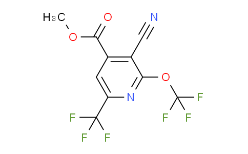 Methyl 3-cyano-2-(trifluoromethoxy)-6-(trifluoromethyl)pyridine-4-carboxylate