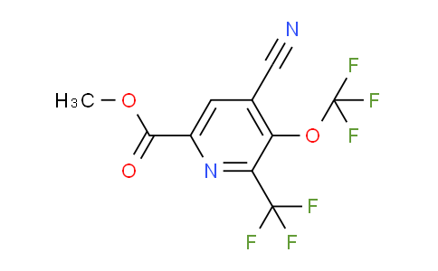 Methyl 4-cyano-3-(trifluoromethoxy)-2-(trifluoromethyl)pyridine-6-carboxylate