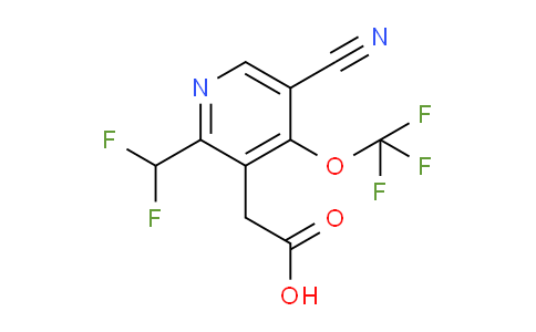 AM215119 | 1805927-06-3 | 5-Cyano-2-(difluoromethyl)-4-(trifluoromethoxy)pyridine-3-acetic acid