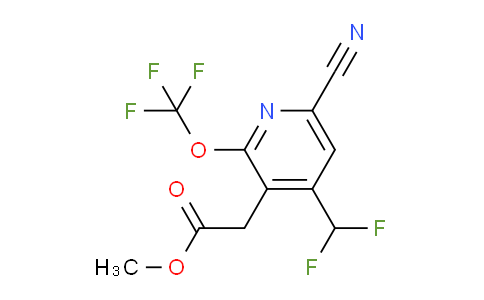 AM215121 | 1803683-64-8 | Methyl 6-cyano-4-(difluoromethyl)-2-(trifluoromethoxy)pyridine-3-acetate