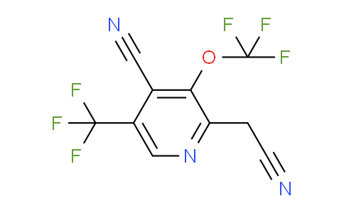 AM215124 | 1805929-36-5 | 4-Cyano-3-(trifluoromethoxy)-5-(trifluoromethyl)pyridine-2-acetonitrile