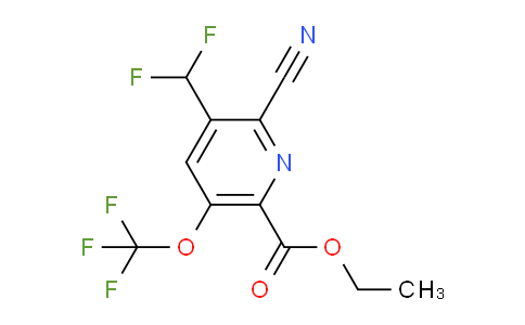 AM215127 | 1804306-32-8 | Ethyl 2-cyano-3-(difluoromethyl)-5-(trifluoromethoxy)pyridine-6-carboxylate