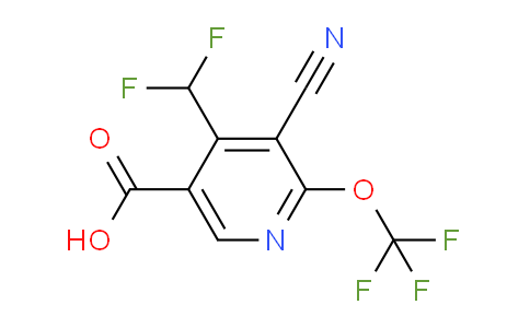 AM215130 | 1804739-51-2 | 3-Cyano-4-(difluoromethyl)-2-(trifluoromethoxy)pyridine-5-carboxylic acid