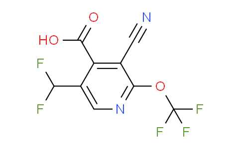 AM215132 | 1806190-15-7 | 3-Cyano-5-(difluoromethyl)-2-(trifluoromethoxy)pyridine-4-carboxylic acid