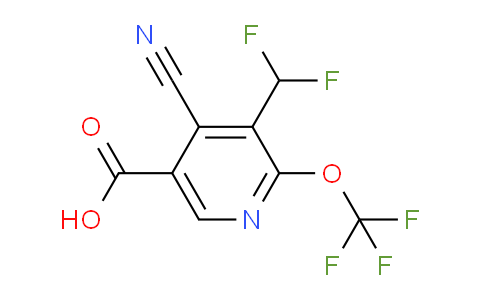 AM215134 | 1803678-37-6 | 4-Cyano-3-(difluoromethyl)-2-(trifluoromethoxy)pyridine-5-carboxylic acid