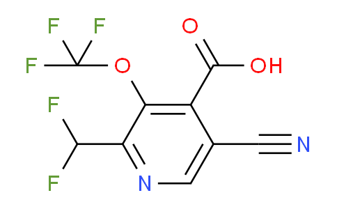 AM215136 | 1804305-59-6 | 5-Cyano-2-(difluoromethyl)-3-(trifluoromethoxy)pyridine-4-carboxylic acid