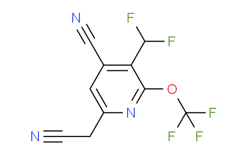 AM215153 | 1804301-25-4 | 4-Cyano-3-(difluoromethyl)-2-(trifluoromethoxy)pyridine-6-acetonitrile