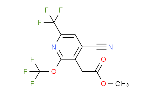 AM215157 | 1804814-52-5 | Methyl 4-cyano-2-(trifluoromethoxy)-6-(trifluoromethyl)pyridine-3-acetate