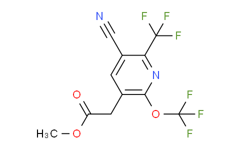 AM215159 | 1806254-17-0 | Methyl 3-cyano-6-(trifluoromethoxy)-2-(trifluoromethyl)pyridine-5-acetate