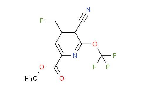 AM215160 | 1804349-54-9 | Methyl 3-cyano-4-(fluoromethyl)-2-(trifluoromethoxy)pyridine-6-carboxylate