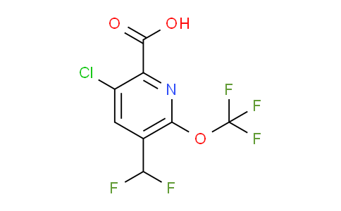 AM215164 | 1803962-88-0 | 3-Chloro-5-(difluoromethyl)-6-(trifluoromethoxy)pyridine-2-carboxylic acid