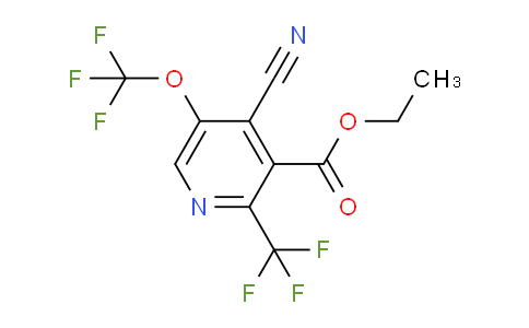 AM215165 | 1804323-77-0 | Ethyl 4-cyano-5-(trifluoromethoxy)-2-(trifluoromethyl)pyridine-3-carboxylate