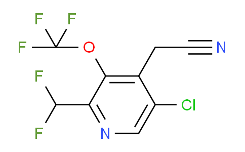 AM215172 | 1805941-34-7 | 5-Chloro-2-(difluoromethyl)-3-(trifluoromethoxy)pyridine-4-acetonitrile