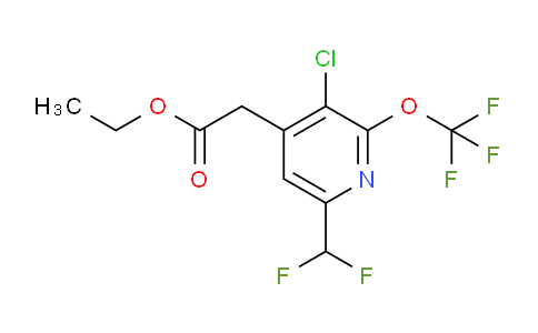 AM215173 | 1804662-79-0 | Ethyl 3-chloro-6-(difluoromethyl)-2-(trifluoromethoxy)pyridine-4-acetate