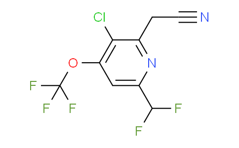 AM215174 | 1804719-48-9 | 3-Chloro-6-(difluoromethyl)-4-(trifluoromethoxy)pyridine-2-acetonitrile