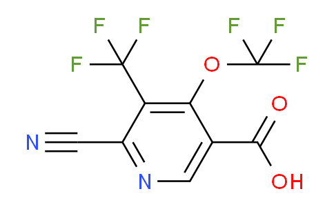 AM215175 | 1803666-51-4 | 2-Cyano-4-(trifluoromethoxy)-3-(trifluoromethyl)pyridine-5-carboxylic acid