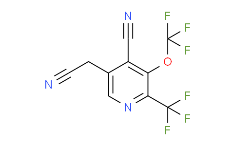 AM215176 | 1804736-35-3 | 4-Cyano-3-(trifluoromethoxy)-2-(trifluoromethyl)pyridine-5-acetonitrile