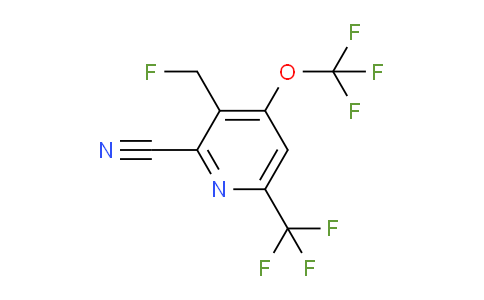 AM215177 | 1804779-84-7 | 2-Cyano-3-(fluoromethyl)-4-(trifluoromethoxy)-6-(trifluoromethyl)pyridine