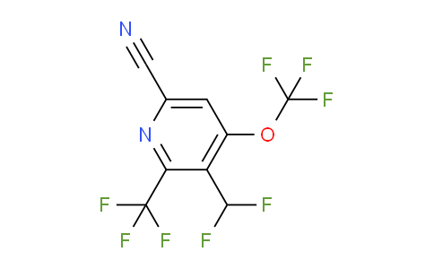 AM215180 | 1804342-76-4 | 6-Cyano-3-(difluoromethyl)-4-(trifluoromethoxy)-2-(trifluoromethyl)pyridine