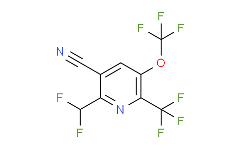 AM215182 | 1806076-84-5 | 3-Cyano-2-(difluoromethyl)-5-(trifluoromethoxy)-6-(trifluoromethyl)pyridine