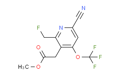 AM215185 | 1804708-64-2 | Methyl 6-cyano-2-(fluoromethyl)-4-(trifluoromethoxy)pyridine-3-acetate