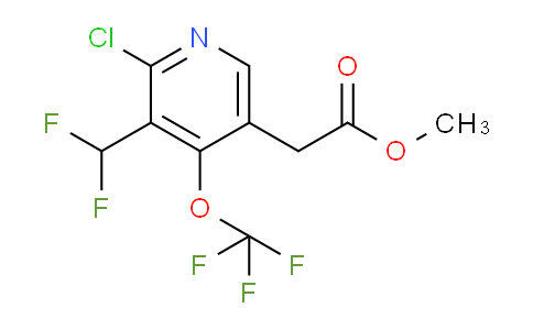 Methyl 2-chloro-3-(difluoromethyl)-4-(trifluoromethoxy)pyridine-5-acetate